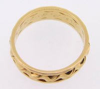 14k Yellow Gold Pierced Eternity Band 5.1mm (#J3915)