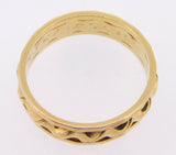 14k Yellow Gold Pierced Eternity Band 5.1mm (#J3915)