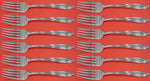 Stradivari by Wallace Sterling Silver Salad Fork Set 12 pieces 6 3/8"