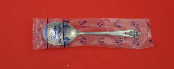 Queen's Lace by International Sterling Silver Sugar Spoon factory sealed 6" New