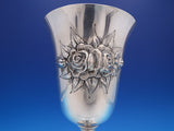 Rose by Stieff Sterling Silver Water Goblet #801 6 1/2" x 3 1/2" (#7808)