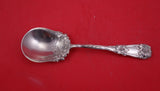 New Art by Durgin Sterling Silver Sugar Spoon  w/ narcissus-daffodils 6 1/2"