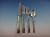Golden Scroll by Gorham Sterling Silver Flatware Set For 12 Service 53 Pieces