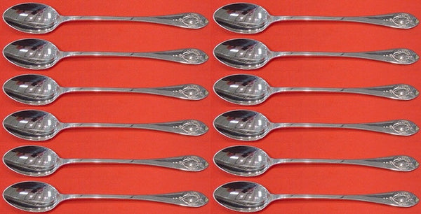 Mount Vernon by Lunt Sterling Silver Iced Tea Spoon Set of 12 pcs 7 1/2"
