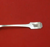 Norman Hammered by Shreve Sterling Silver Serving Spoon Applied Mono "B" 8 1/2"