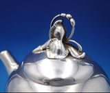 Pansy by Gorham Sterling Silver Coffee Set 3pc Coffee Sugar Creamer #6834-2