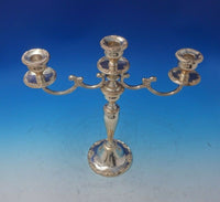 Melrose by Gorham Sterling Silver Candelabra 3-Light #1381 14" x 14" (#5165)
