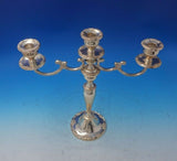 Melrose by Gorham Sterling Silver Candelabra 3-Light #1381 14" x 14" (#5165)