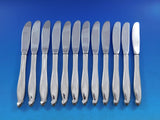 Silver Sculpture by Reed & Barton Sterling Silver Butter Spreader HH Mod Set 12