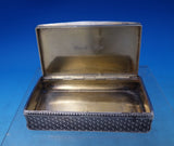 Silver Tobacco / Snuff Box Chased Engraved w/ Niello Dancing Scene (#7210)