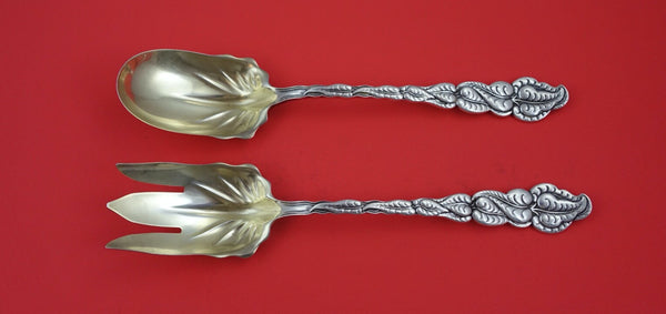 Ailanthus by Tiffany and Co Sterling Salad Serving Set GW 10 1/8"