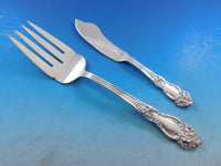 Tiger Lily Festivity by Reed & Barton Silverplate Flatware Set 12 Service 104 pc