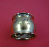 Les Cinq Fleurs by Reed and Barton Sterling Silver Napkin Ring Vermeil Dated