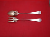 Applied Metals by Gorham Sterling Salad Set GW hand hammered w/ fish & insects