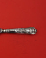 English Estate Sterling Silver Wedding Cake Knife Shell Queens Handle Orig 12.5"