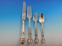 English Gadroon by Gorham Sterling Silver Flatware Set 8 Service 62 pcs Dinner