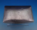 English Estate Sterling Silver Cigarette Box "Pax in Bello" w/Presentation #7936