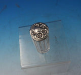 Sterling Silver Dresser Jar with Daisies on Lid c.1910 3 3/4" x 1 1/4" (#5546)