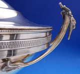Gorham Sterling Silver Vegetable Bowl Covered with 3-D Bull Finial Lions (#8778)