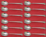 Chippendale by Towle Sterling Silver Ice Cream Dessert Fork Custom Set 12 pieces