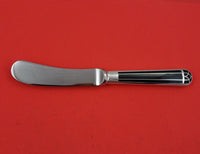 Talisman Black by Christofle Silverplate Butter Spreader Hollow Handle 6 1/2"