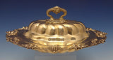 New Vintage by Durgin Sterling Silver Vegetable Dish Covered Detach Handle #0477