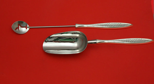 Snowflake by International Sterling Silver Bar Set 2pc HHWS Custom Made