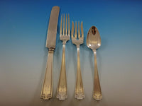 Etruscan by Gorham Sterling Silver Flatware Set Service For 12 Service 79 Pieces