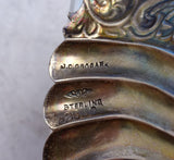 Shiebler Sterling Silver Master Nut Dish with Swirl Design #2559 1" x 5" (#8739)