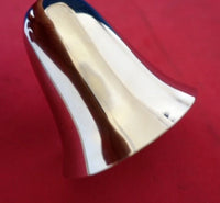 English Shell by Lunt Sterling Silver Dinner Bell HH with Stainless 7" Custom