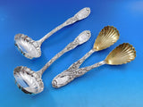 Chrysanthemum Tiffany Sterling Silver Flatware Set Service 246 pcs Fitted Chest