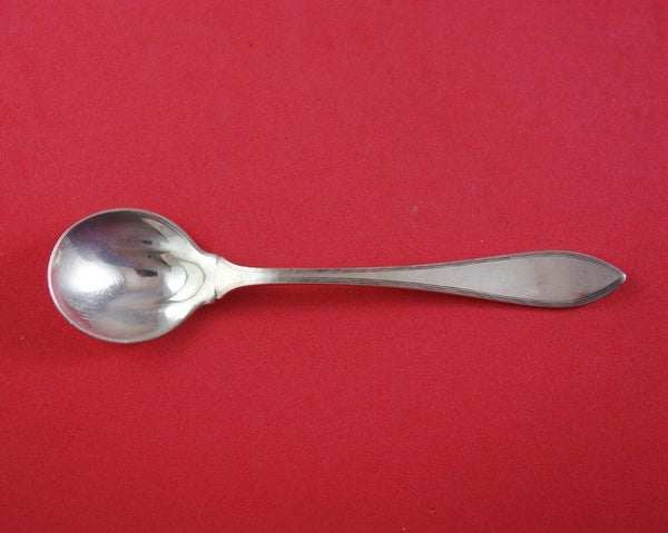 Reeded Edge by Tiffany and Co Sterling Silver Sherbet Spoon Pinched 5 3/4"