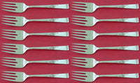 Classic Rose by Reed and Barton Sterling Silver Salad Fork Set 12 pcs 6 5/8"