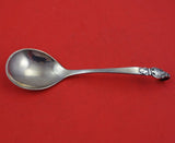 Dansk Guldsmedes Sterling Silver Sugar Spoon with Leaf and Berry Handle 6"