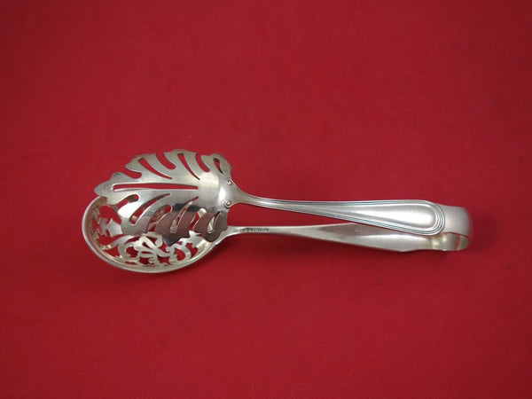 Commonwealth by Watson Sterling Silver Ice Tong Pierced Spoon and Tong 6 1/2"