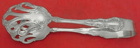 Old Atlanta by Wallace Sterling Silver Ice Tong Fancy Pierced 7" Serving