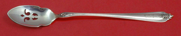 Duchess By Whiting Sterling Silver Olive Spoon Pierced Long 8 5/8" Custom Made