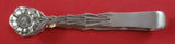 Japanese by Unknown .950 Silver Sugar Tong Floral #950 4 5/8" Serving Heirloom