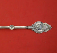 Medallion aka Warrior by Wood and Hughes Coin Silver Dinner Fork 7 3/8" Heirloom