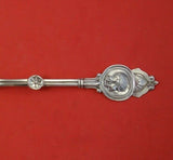 Medallion aka Warrior by Wood and Hughes Coin Silver Dinner Fork 7 3/8" Heirloom