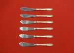 Madeira by Towle Sterling Silver Trout Knife Set 6pc. HHWS  Custom Made 7 1/2"