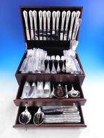 Marly by Christofle France Silverplate Flatware Service 12 Set 119 pc Din Unused