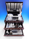 Marly by Christofle France Silverplate Flatware Service 12 Set 119 pc Din Unused