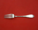 Antique Hammered by Shreve Sterling Silver Dinner Fork with Applied Mono "S" 8"