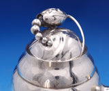 Blossom by Georg Jensen Sterling Silver Tea Set 4pc (#8801) Beautiful!
