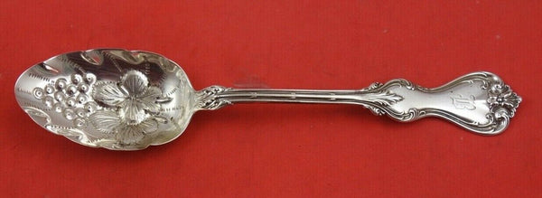 Duke of York by Whiting Sterling Silver Berry Spoon with Grapes in Bowl 8 1/8"