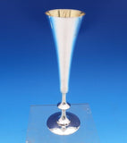 Bulgari Italian Sterling Silver Vase Gold Washed Interior #5313 8 1/4" (#8286-2)