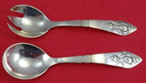 Fuchsia by Georg Jensen Sterling Silver Hors D' Oeuvre Set 2-Piece 6" Serving