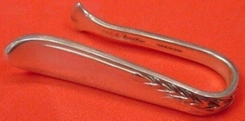 Silver Wheat by Reed & Barton Sterling Silver Napkin Clip 2"