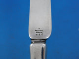 Lap Over Edge Acid Etched by Tiffany Sterling Dessert Knife HHAS w/ Foliage #2